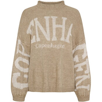 MdcAria Stickad Copenhagen - Fango/Beige - Marta du Chateau