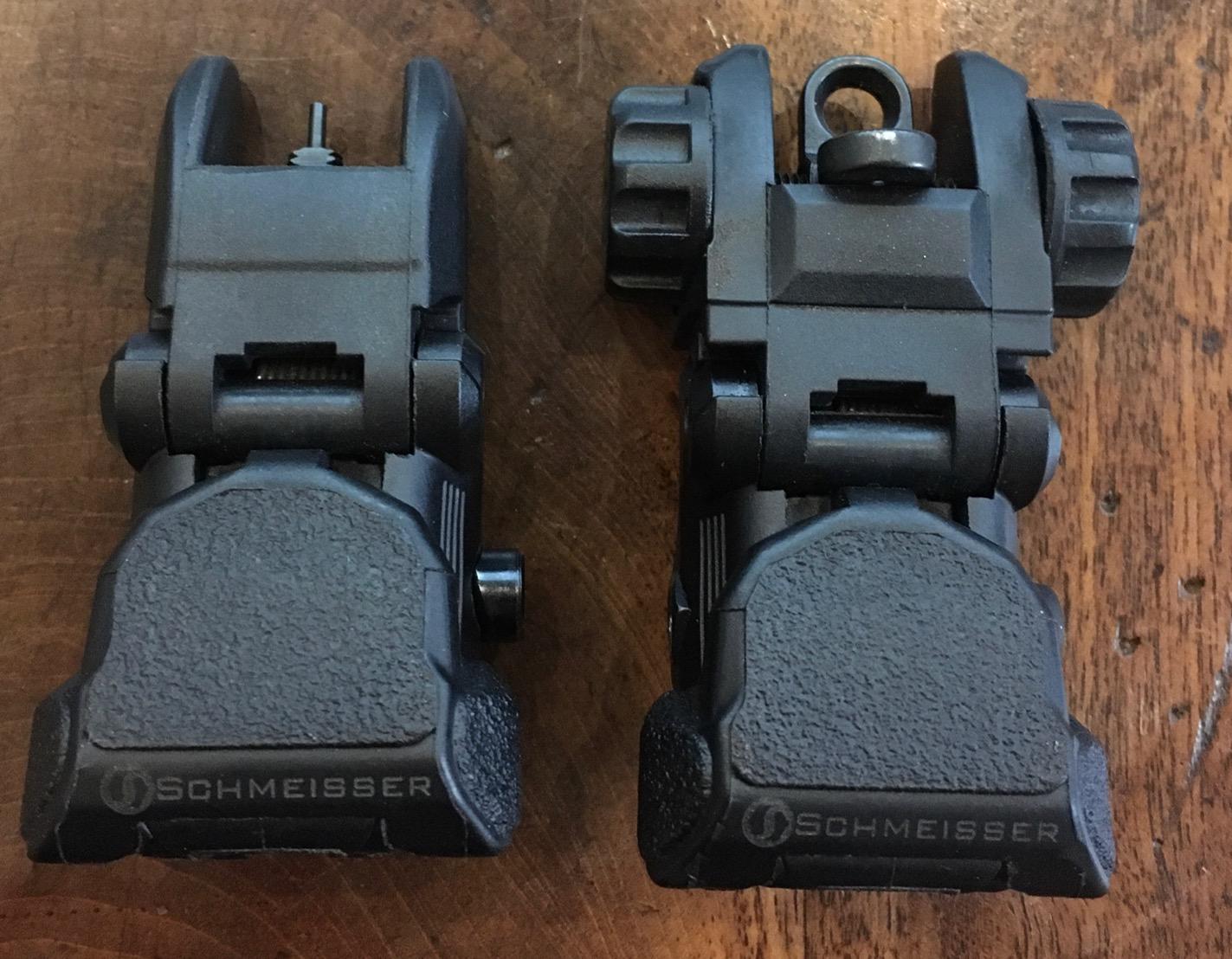 Schmeisser  Adjustable Sights Set Foldable - 2