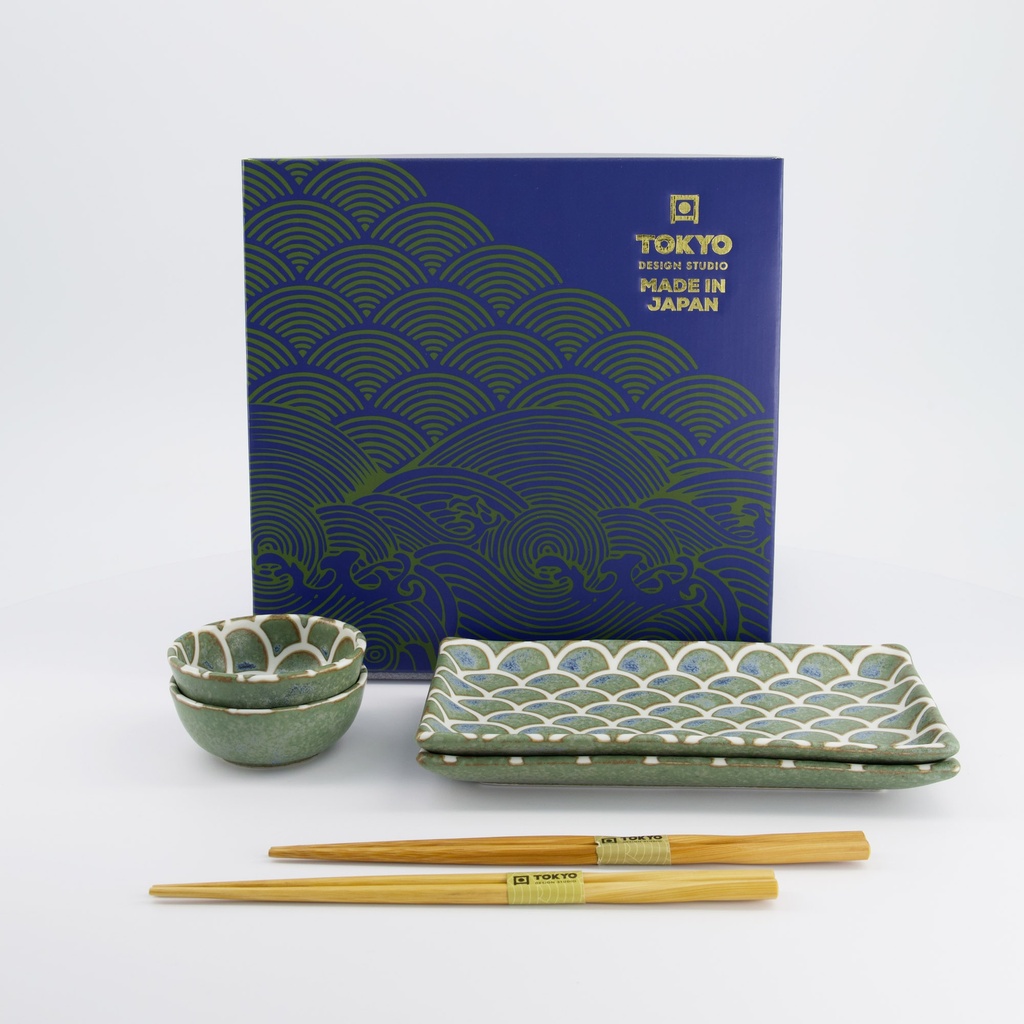 Tokyo Mermaid Vert Sauge Presentset 6-delar - 4