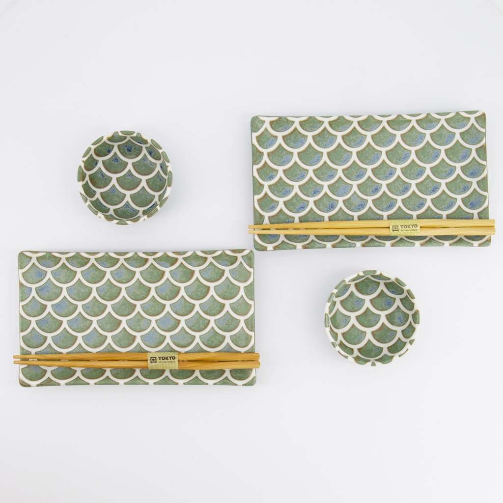 Tokyo Mermaid Vert Sauge Presentset 6-delar