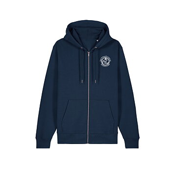 Unisex Zip hoodie French Navy