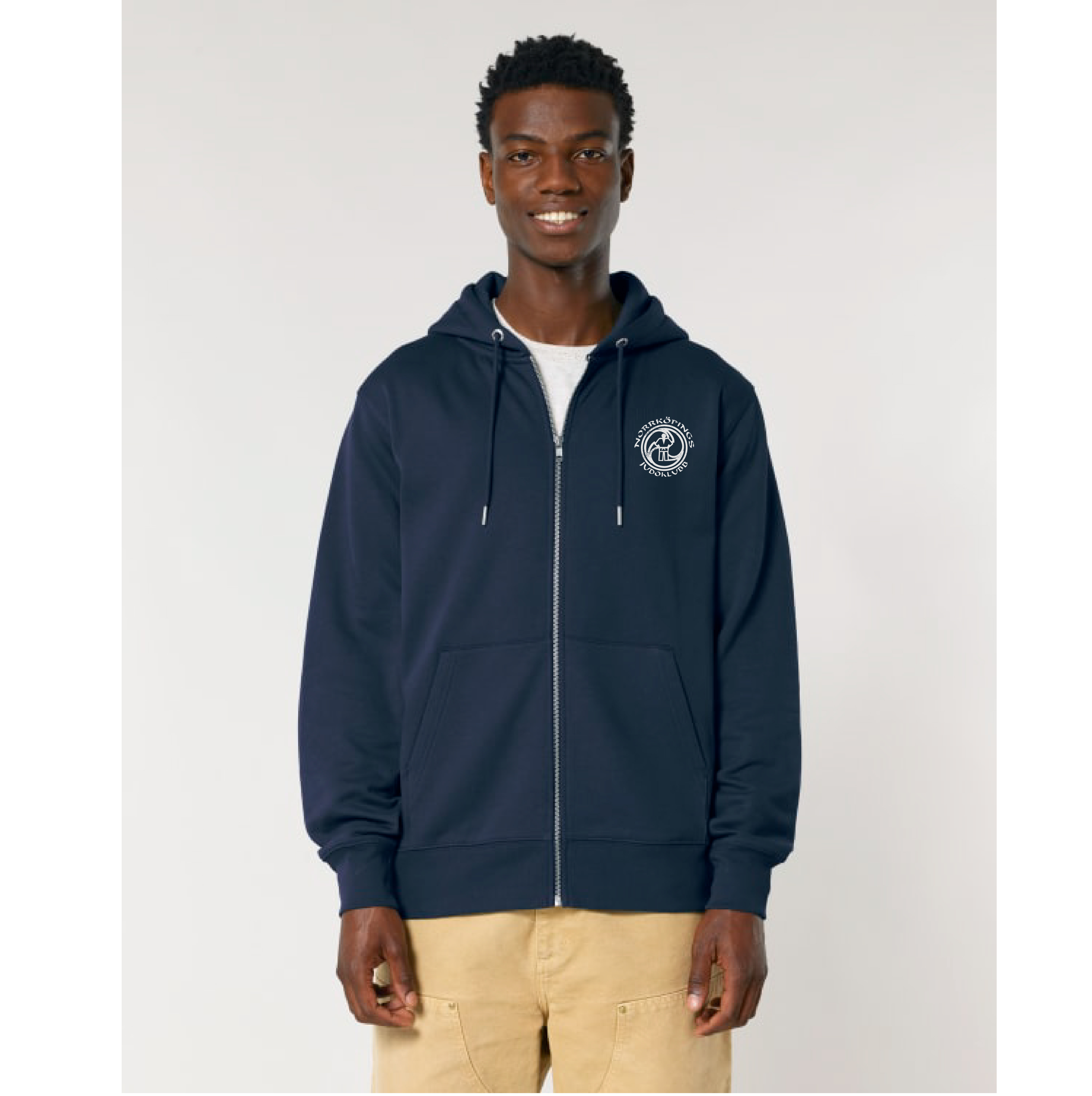 Unisex Zip hoodie French Navy