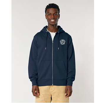 Unisex Zip hoodie French Navy