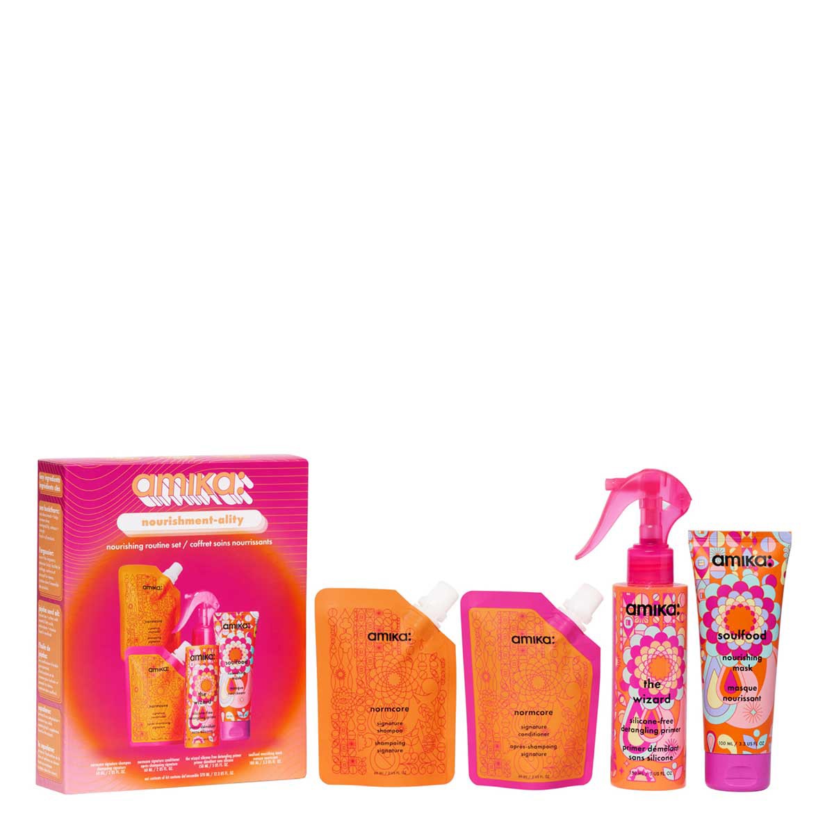 Amika Nourishment-ality Nourishing Routine Set - 2
