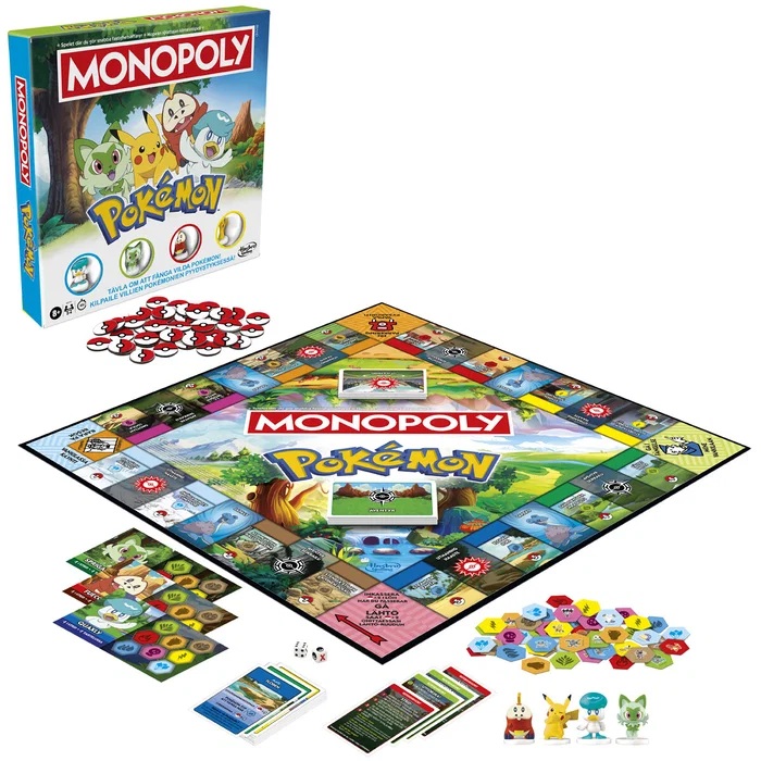 Monopol Pokemon Svenska och Finska / Monopoly Pokemon SE/FI - 2