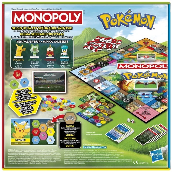 Monopol Pokemon Svenska och Finska / Monopoly Pokemon SE/FI - 5