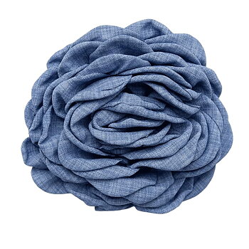 Vila big Flower - 2-in-1- brooch/pin - blue