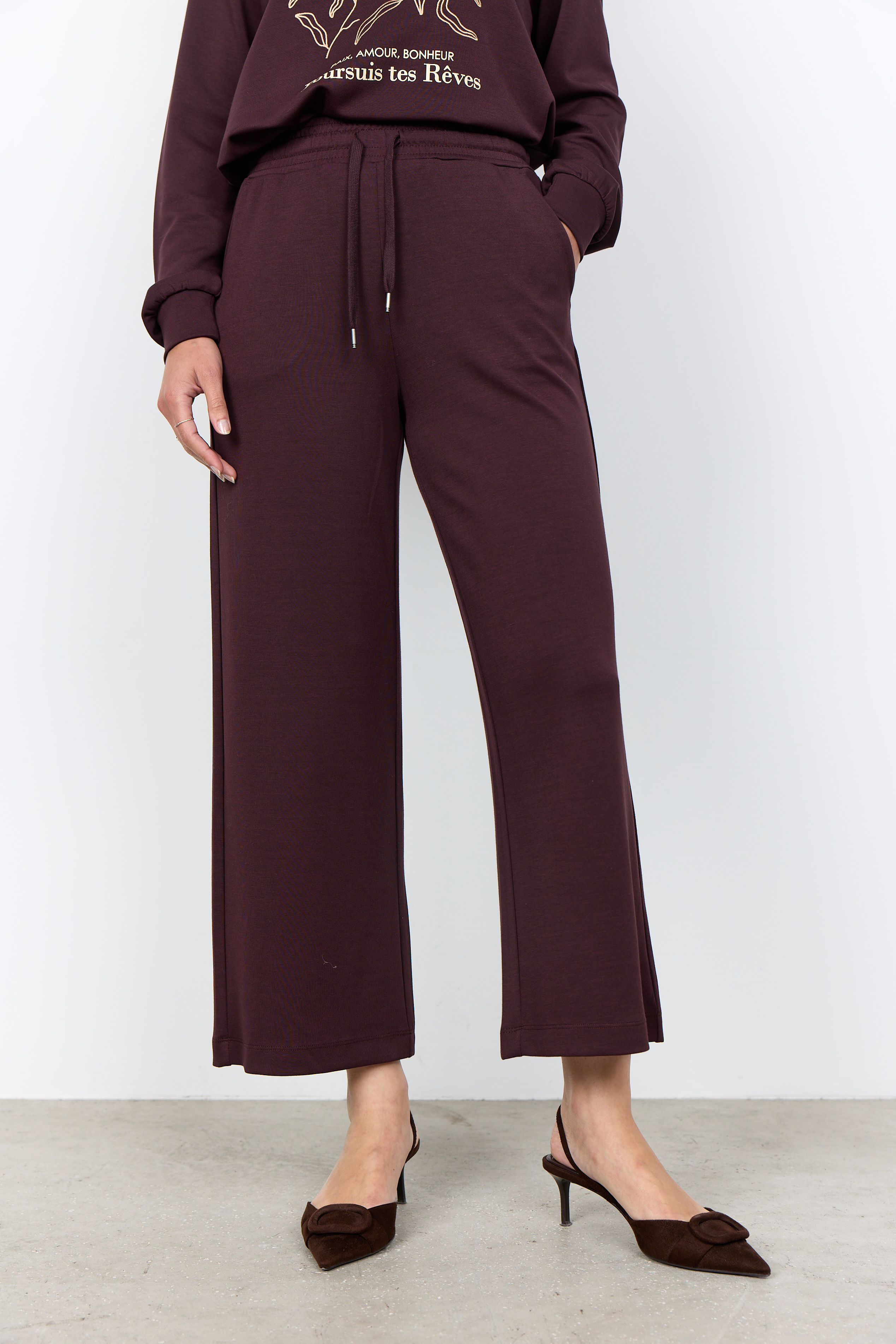 SC-Banu 33 Pants Brun Sweatshirtbyxa