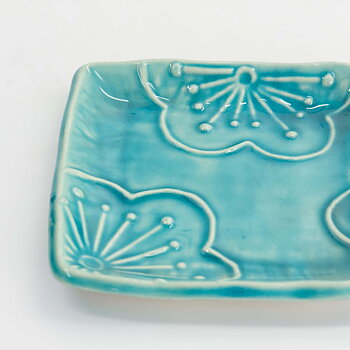 Tokyo Ume Kvadratiskt Fat  Blue