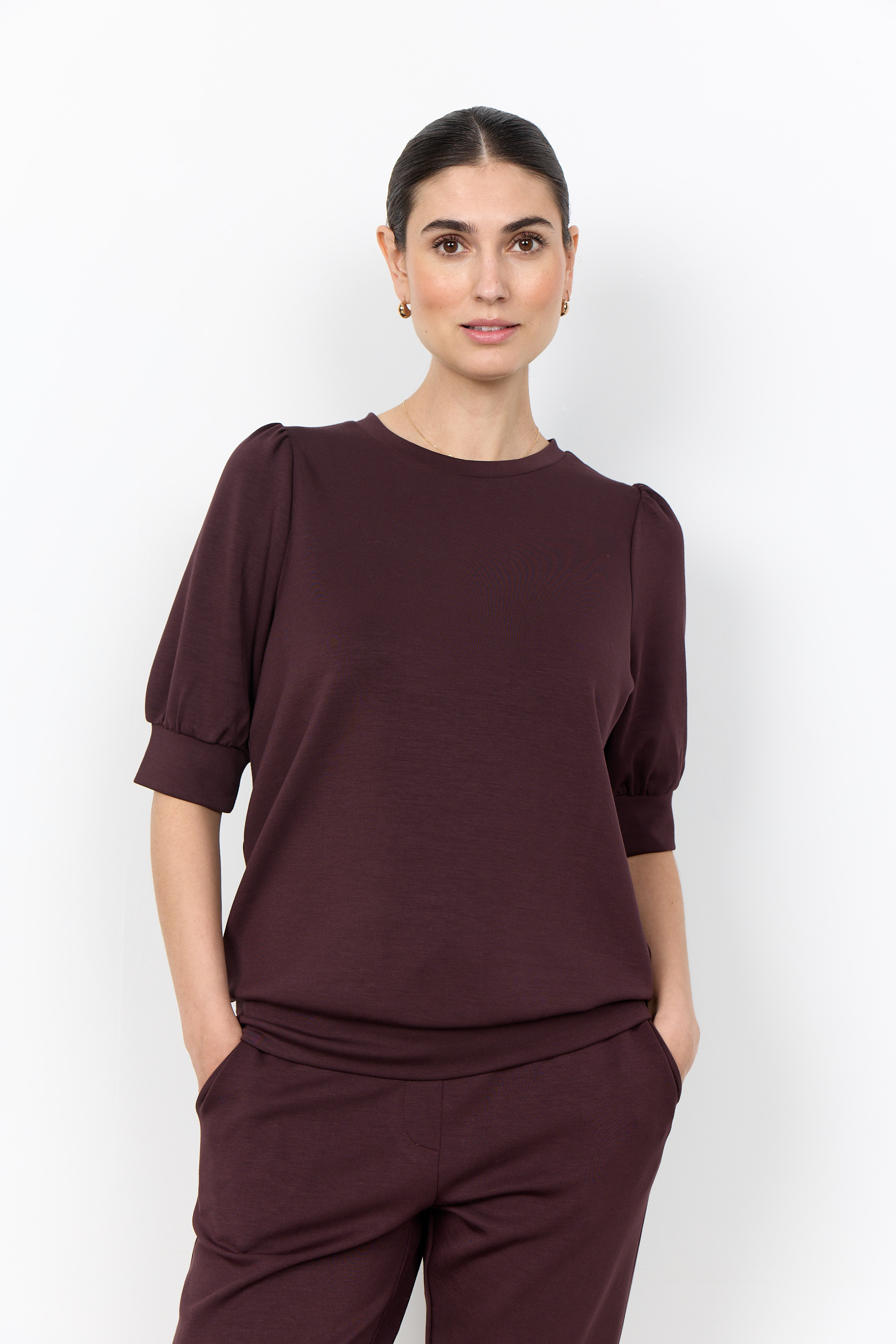 SC-Banu 83  Kortärmad Brun top