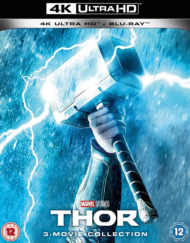 Thor 1-3 (ej svensk text på Thor: Ragnarok) (4K Ultra HD + Blu-ray)