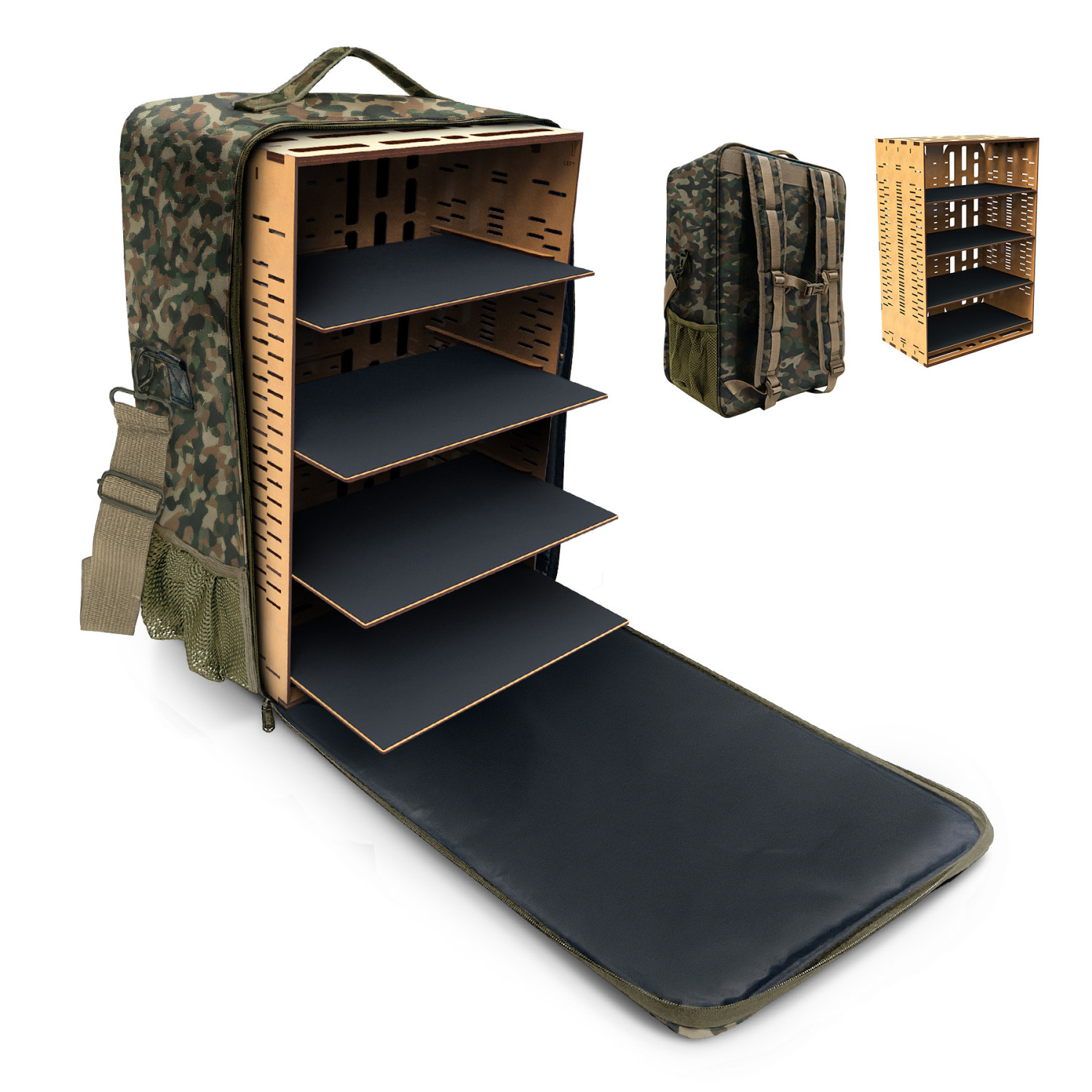 Green Stuff World: Army Transport Backpack - Camouflage Edition