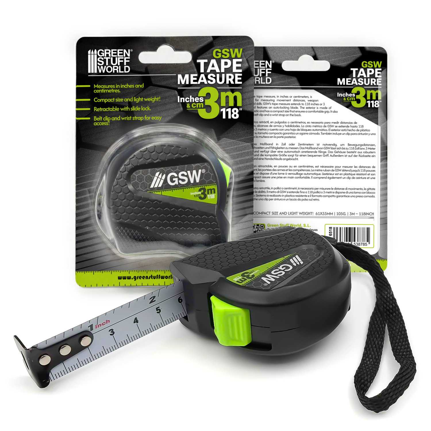 Green Stuff World: GSW Tape Measure – Centimeters and Inches