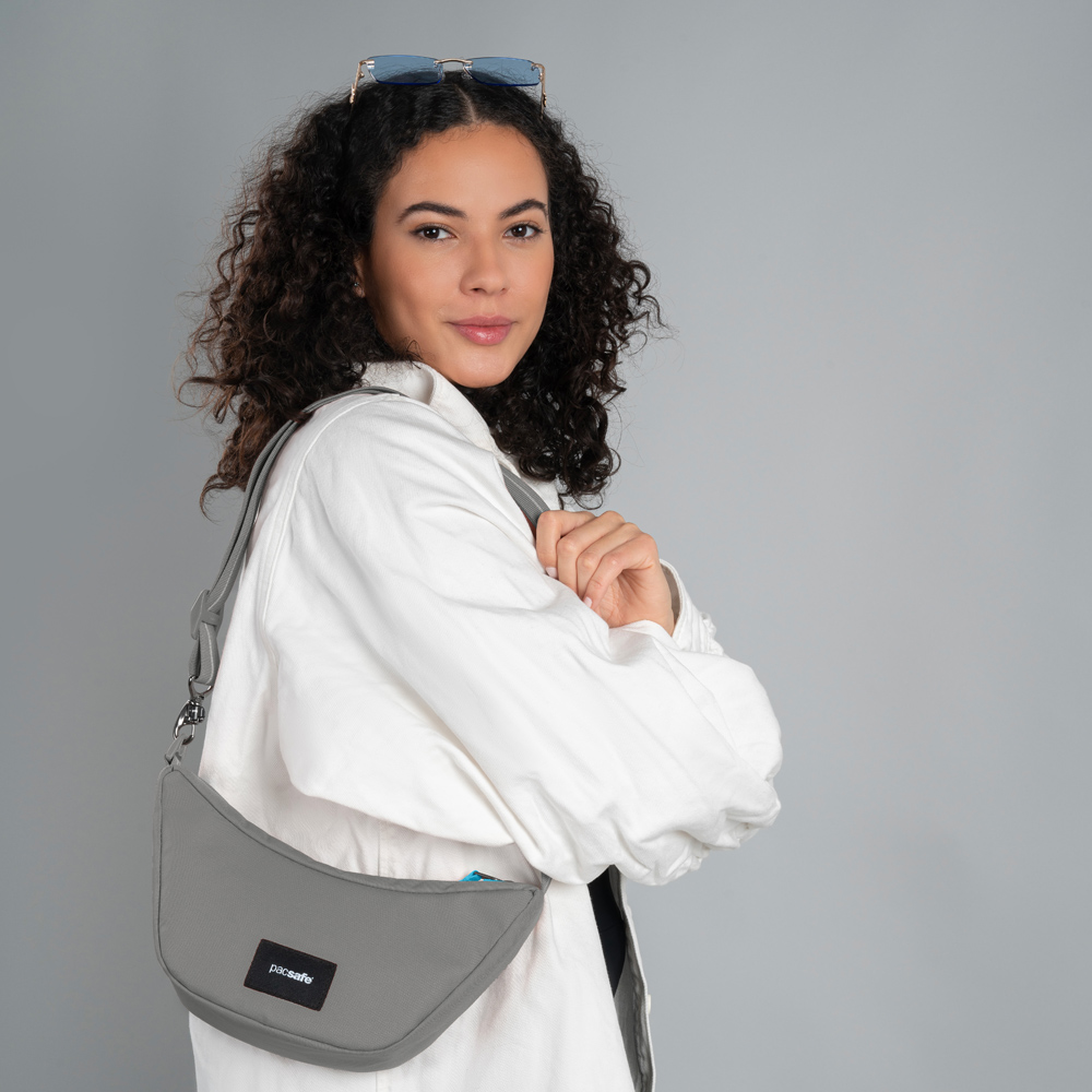Stöldsäker väska - PACSAFE GO Anti-Theft  Lunar Crossbody Stone - 9