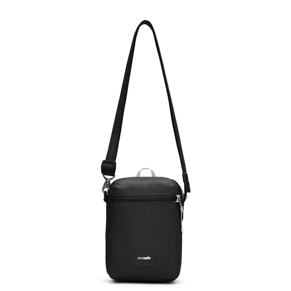 Stöldsäker axelremsväska - PACSAFE GO Anti-theft Festival Crossbody Black - 2