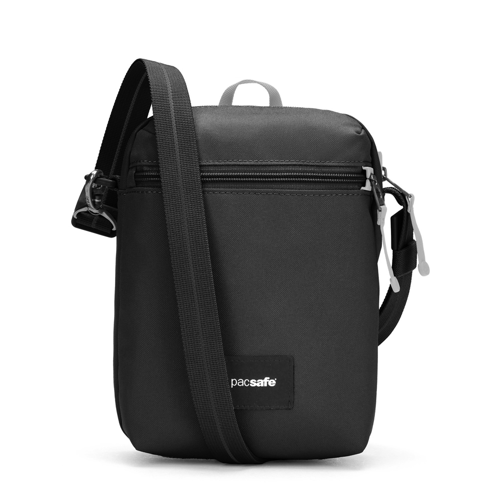 Stöldsäker axelremsväska - PACSAFE GO Anti-theft Festival Crossbody Black - 5