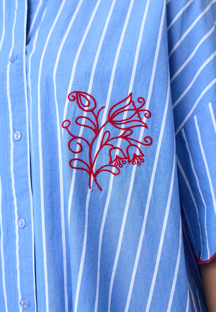 Ella shirt blue stripes - 6