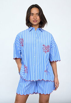Ella shirt blue stripes