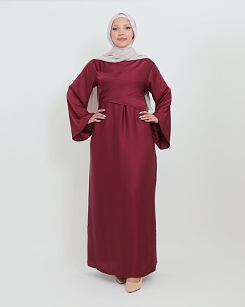 muslim dress Modest Muslim Womens Luxe Pleated Evening Formal Dress G761