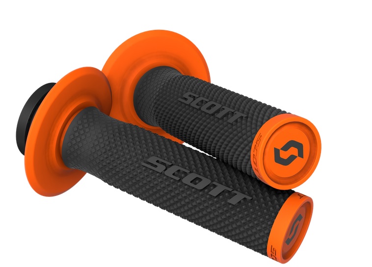 SCOTT SX II Lock On Grip + Cam Set Svart Orange