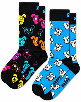 2-pakkaus Happy Socks -koirasukkia