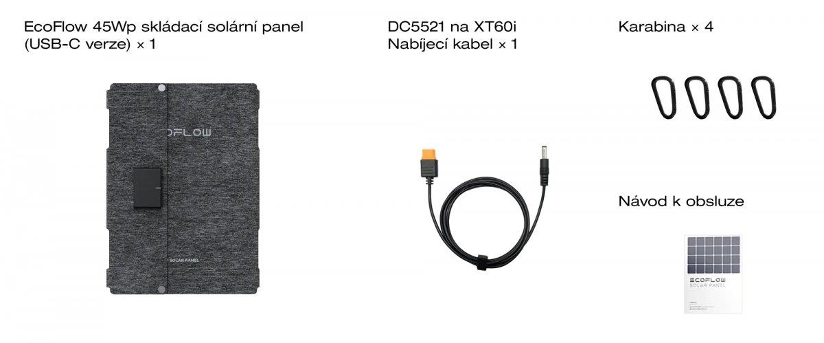 EcoFlow 45W Solar Panel (Type-C) - 3