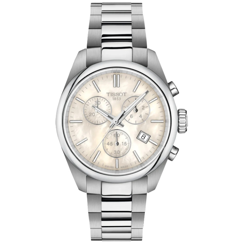 T150.217.11.111.00 Tissot PR 100 Chronograph 36 pärlemor 
