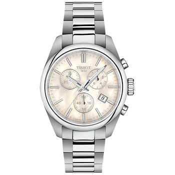 T150.217.11.111.00 Tissot PR 100 Chronograph 36 pärlemor 