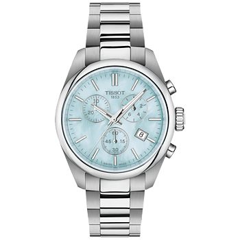 T150.217.11.131.00 Tissot PR 100 Chronograph 36 blå pärlemor 