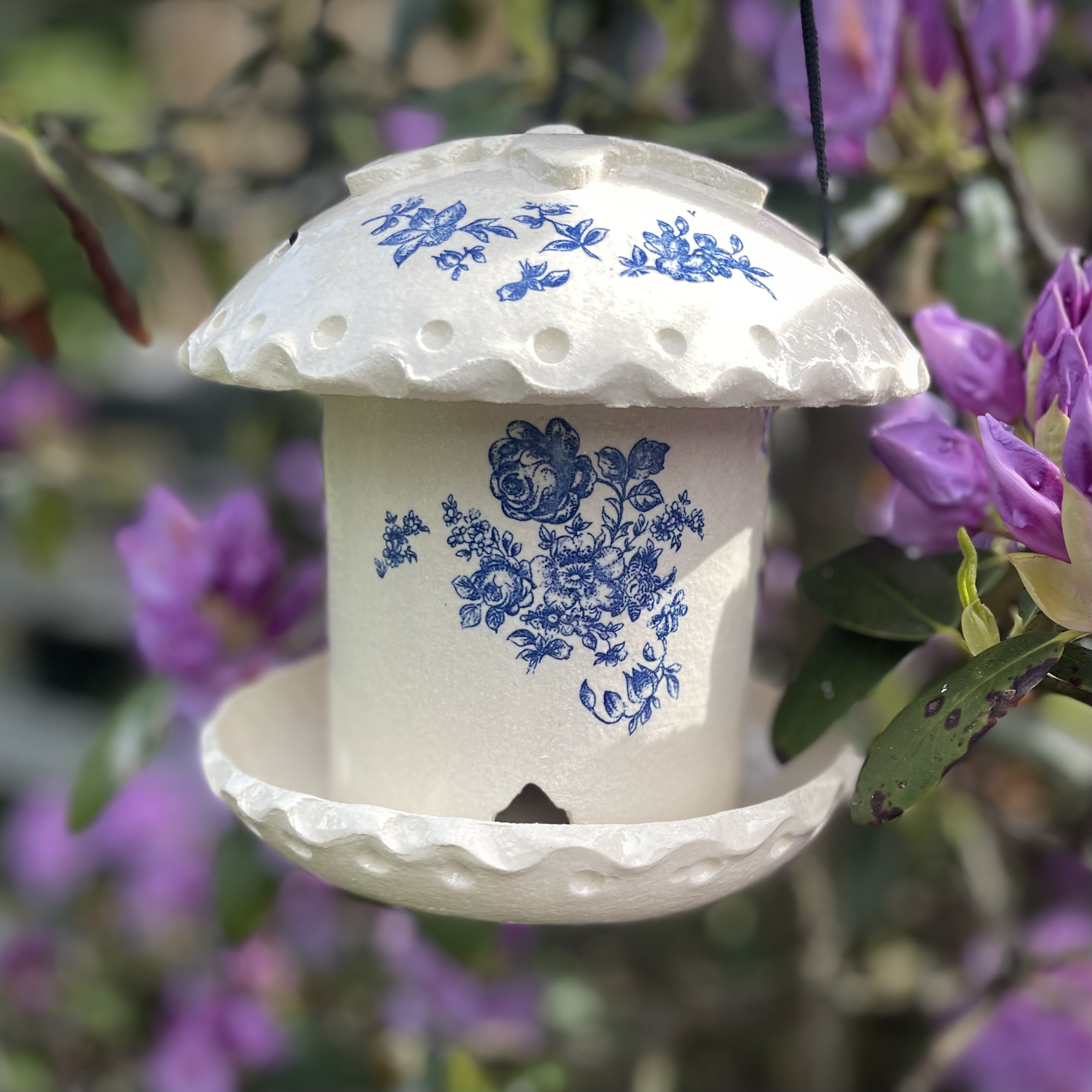 Fuglemater Porselensroser Stor 