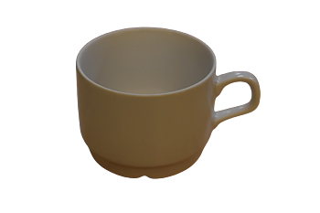 Vit kaffekopp