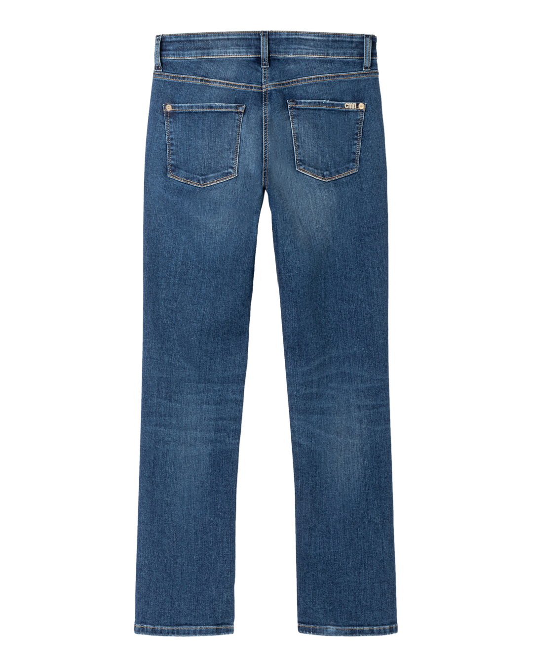 Jeans Piper long mid use mellanblå - 2