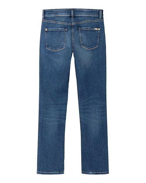 Jeans Piper long mid use mellanblå - 2