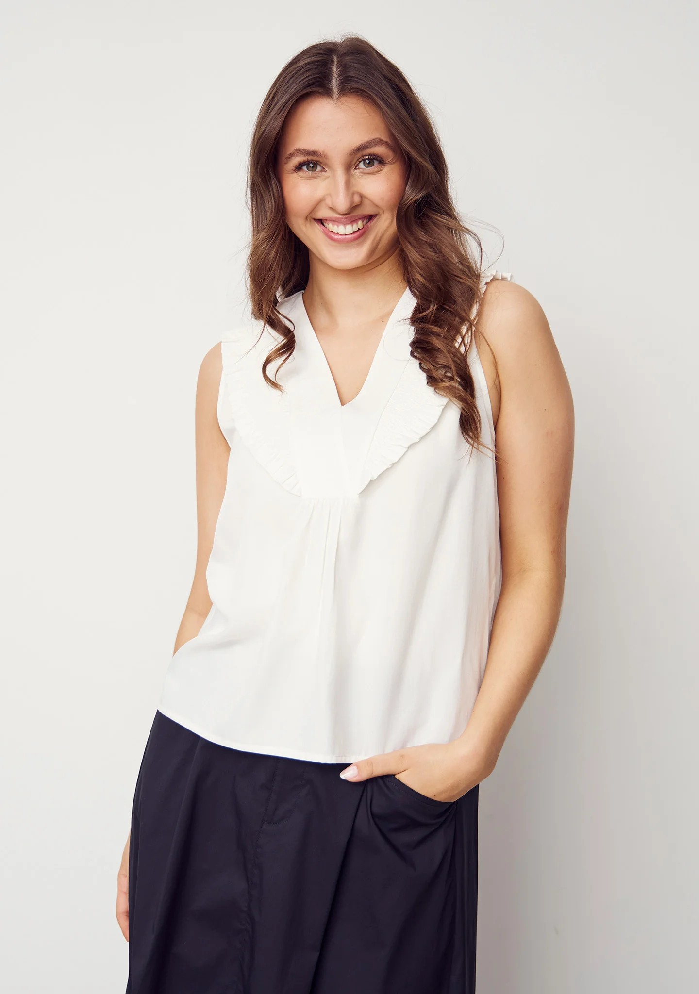 Cara Top - Broken White - Isay