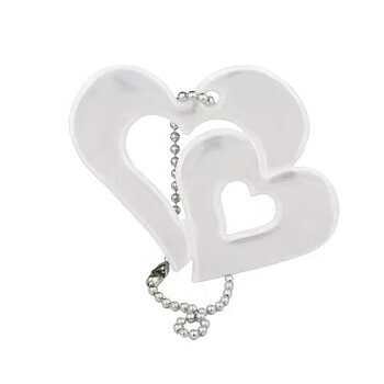 Reflex - Double heart, White