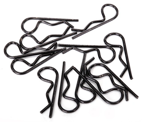 Standard Black Body Clips 12-Pack