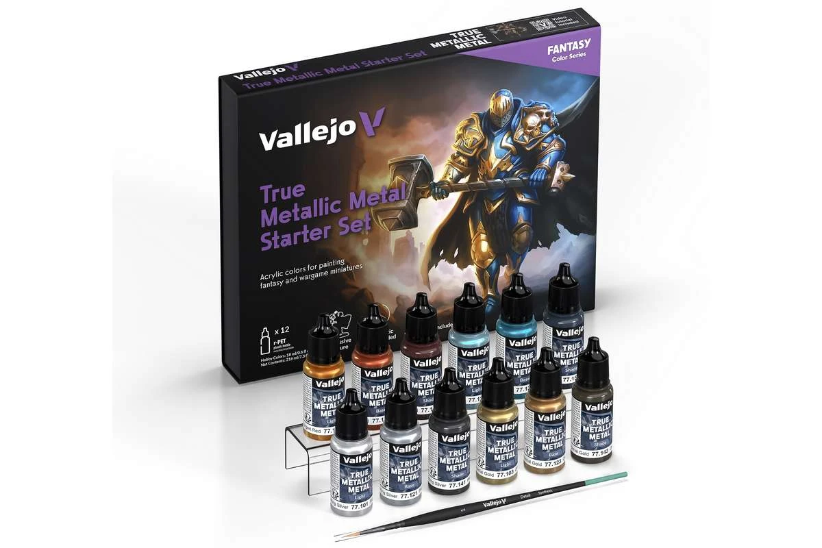 Metallic Paint Starter Set 12x18ml
