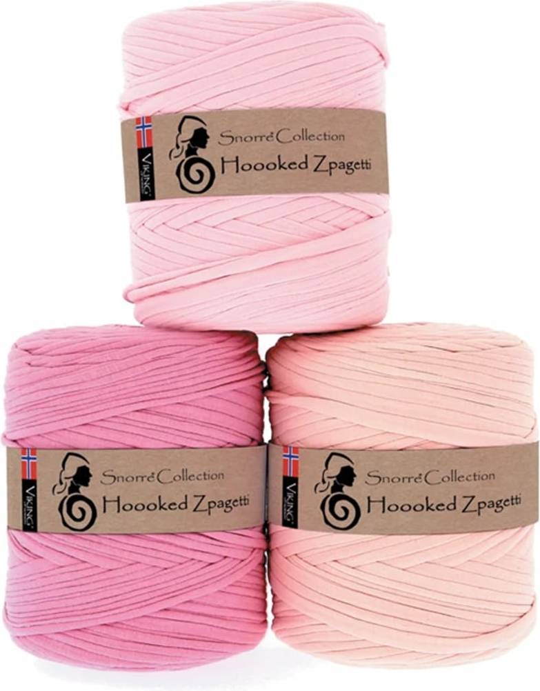 Hoooked zpagetti - Ljus rosa