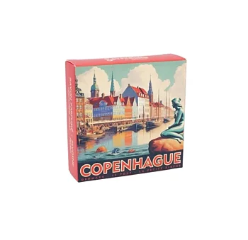 Marseille Round Soap in a Copenhagen Box, 100 g