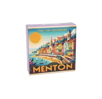 Marseille Round Soap in a Menton Box, 100 g