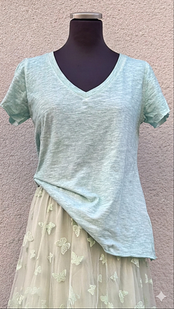 T-shirt Lou - Aqua