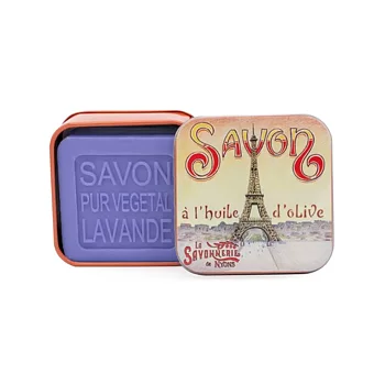 Marseille Soap in a Tin, Eiffel Tower, 100 g