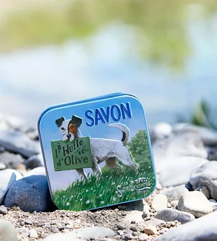 Marseille Soap in a Tin, Jack Russell, 100 g