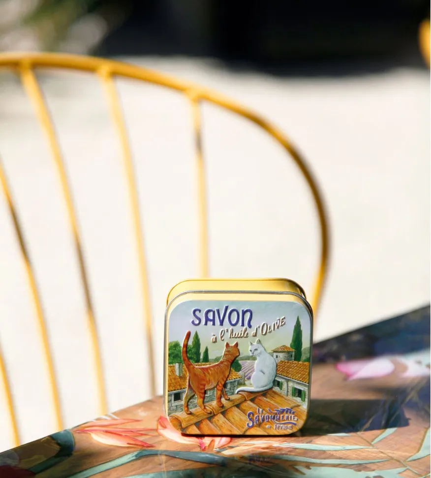 Marseille Soap in a Tin: Cats on the Roof, 100 g - 3