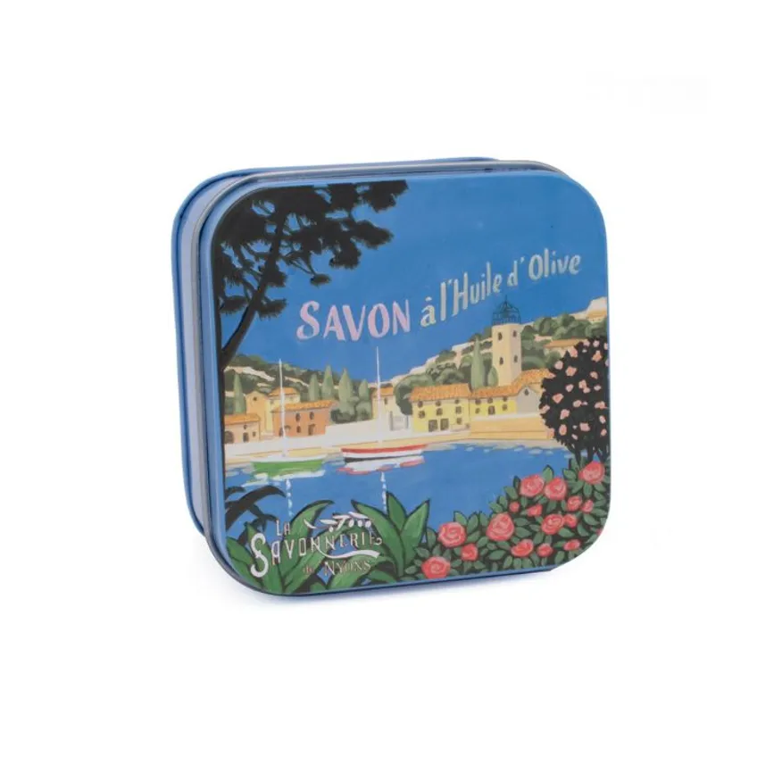 Marseille Soap in a Tin, Marina, 100 g - 2