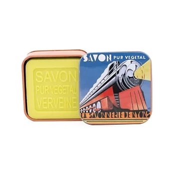 Marseille Soap in a Tin, Train Design, 100 g