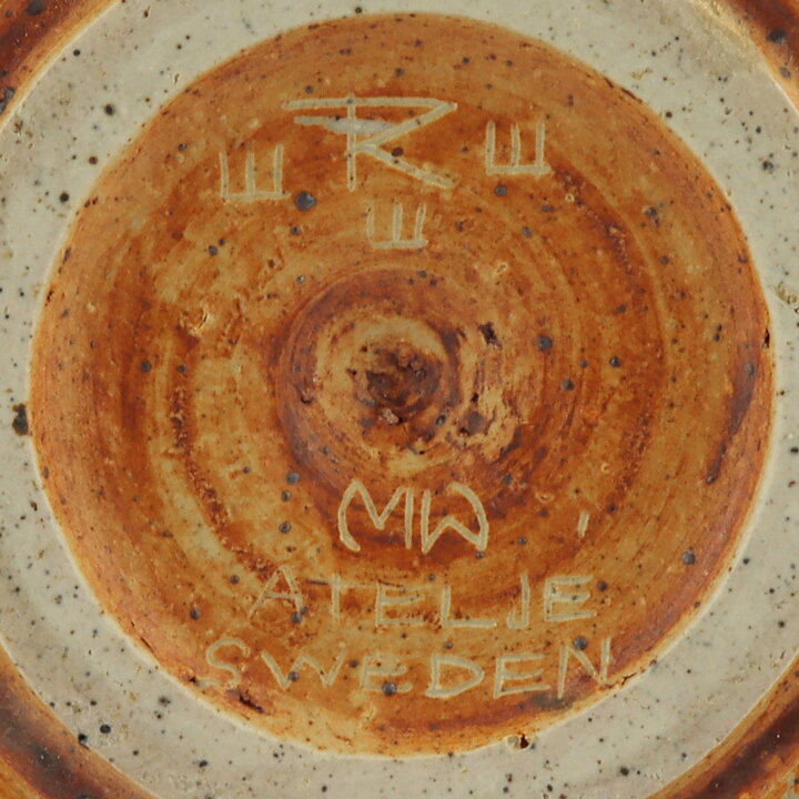 Marianne Westman (1964) Unique Rough Flat Bowl 19/5 cm