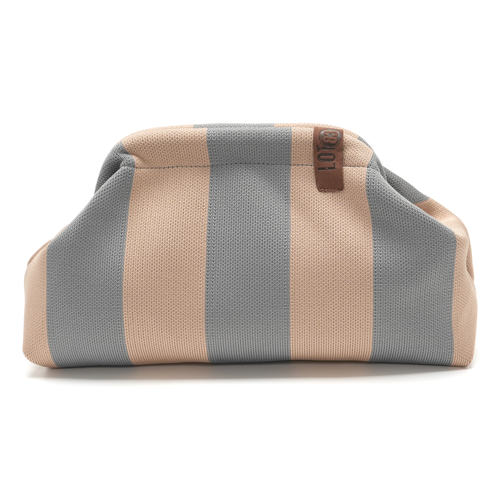 Clutch dusty blue/sand
