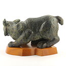 グナー・ニールンド  傑作  オオヤマネコの彫刻  35/19cm  1950年代 