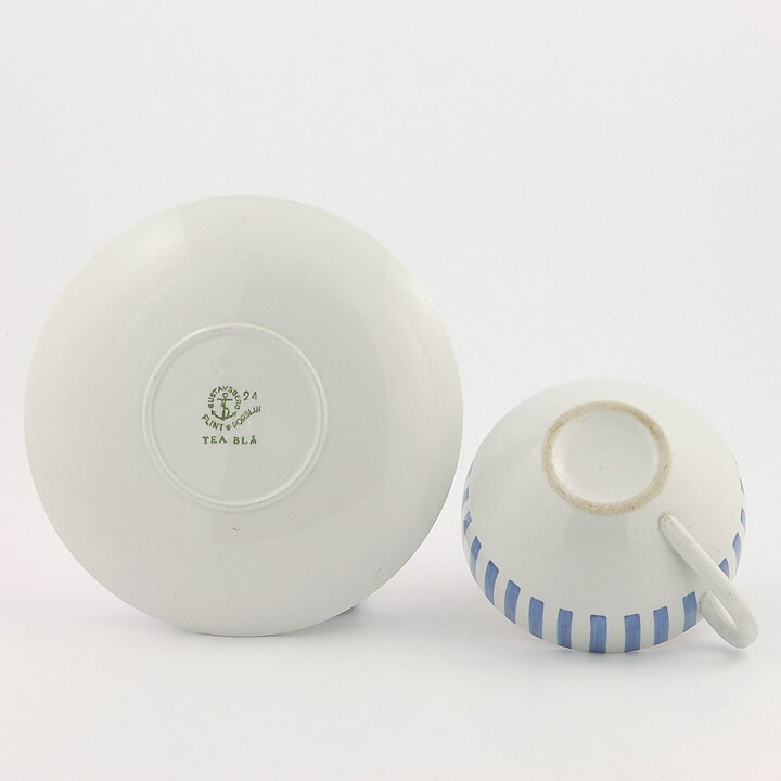 Karin Björquist (Tea Blå 1952) Rounded Teacup Blue Decor 12,5 cm  [Sample Images]
